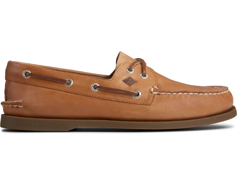 Sperry Authentic Original Leather Boat Shoes - Men's Boat Shoes - Brown [JN2193854] Sperry Ireland